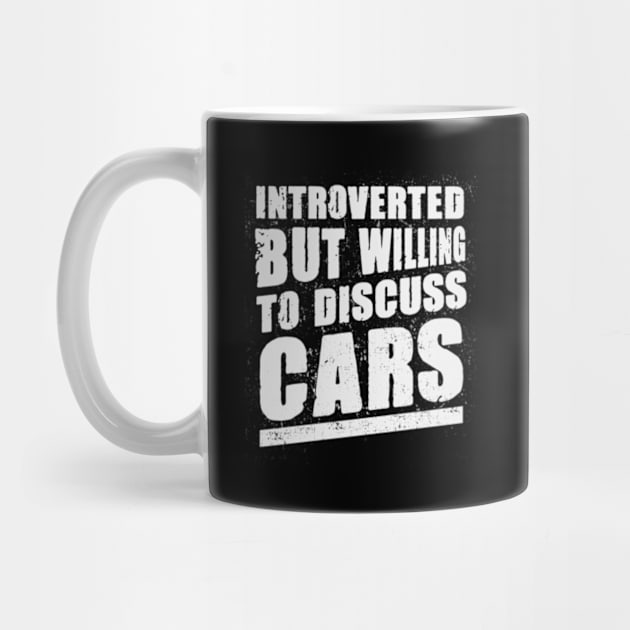 Introverted But Willing To Discuss CARS Funny Car Guy by CreativeSalek